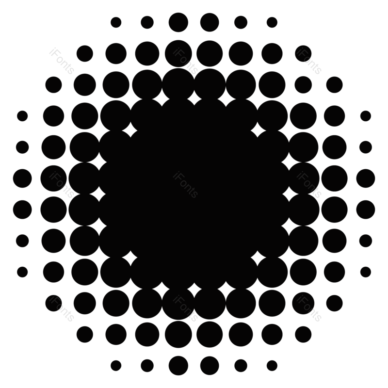 立体几何图片,几何纹理元素,科技感PNG,圆点免抠素材